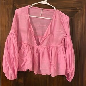 Gauzy Free People Peplum
